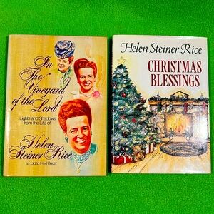 2 Helen Rice Steiner Hardcover Books